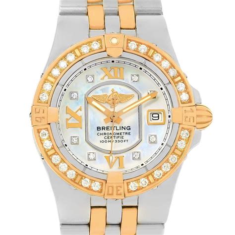 breitling starliner galactic 30|Breitling Galactic 30 Starliner Steel Rosegold .